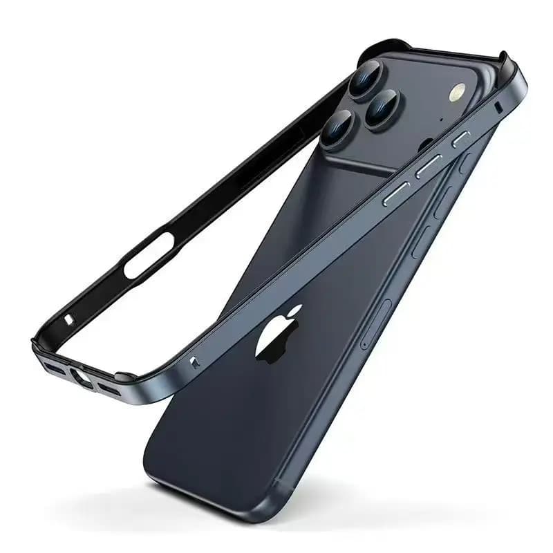 Metal Bumper for IPhone 17 Air 16 E 15 14 13 12 Pro Max Plus 17Pro 17Air 16Pro 16E ProMax i17 Frame Phone Case Soft Inner Cover