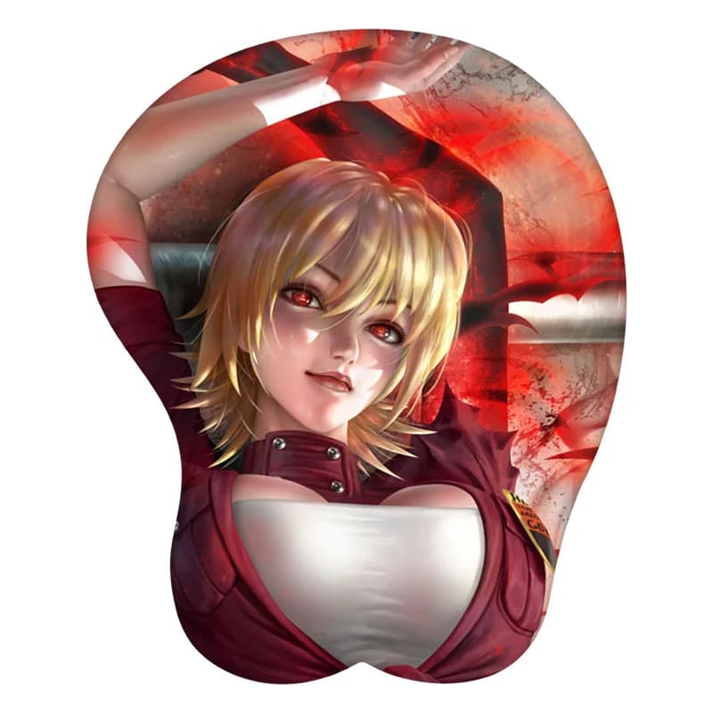 Seras Victoria Hellsing Anime 3D Mouse Pad poggiapolsi scrivania tappetino per Mouse tappetino per giochi accessorio