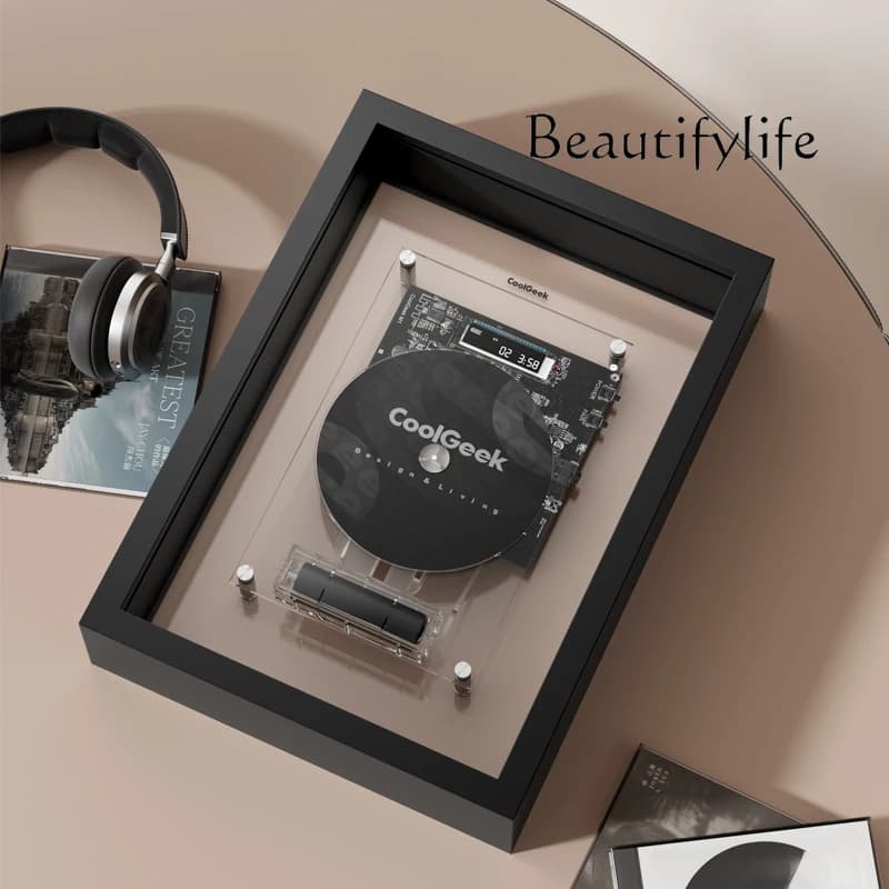 Music Frame CD player Dynamic art Appesa Picture Bluetooth reader Furniture for home Aesthetic Industrial Creative Decoration