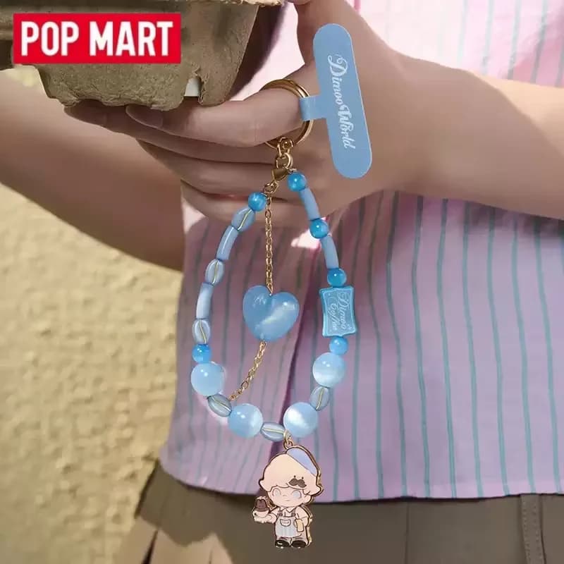 POP MART DIMOO CRUSH ON COFFEE Serie Catena per cellulare Scatola cieca Giocattoli Kawaii Anime Figura Sorpresa Scatola misteriosa Bambole Regalo