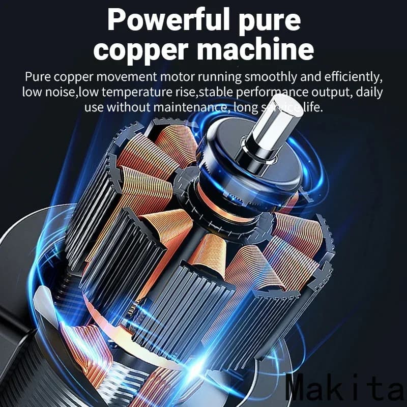 Makita 550 ° Pistola Termica a Controllo di Temperatura 18V Senza Fili con Display LED, Soffiatore Termico per Saldatura, Nuovo Modello