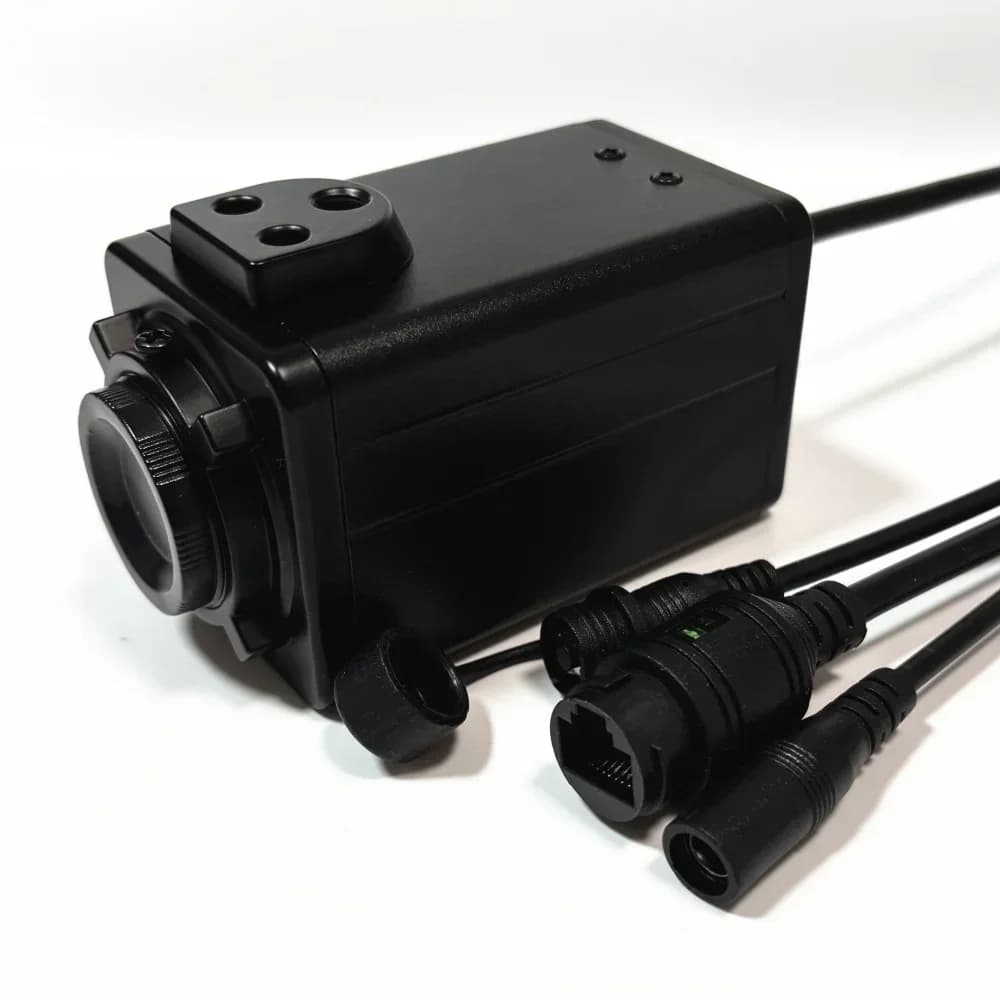 Bestseller Telecamera IP BOX Mini 6K 12MP Alta Risoluzione 3840x3104 Webcam RTMP 5-50mm con Scheda 64G, Rilevamento e Protezione Intelligente