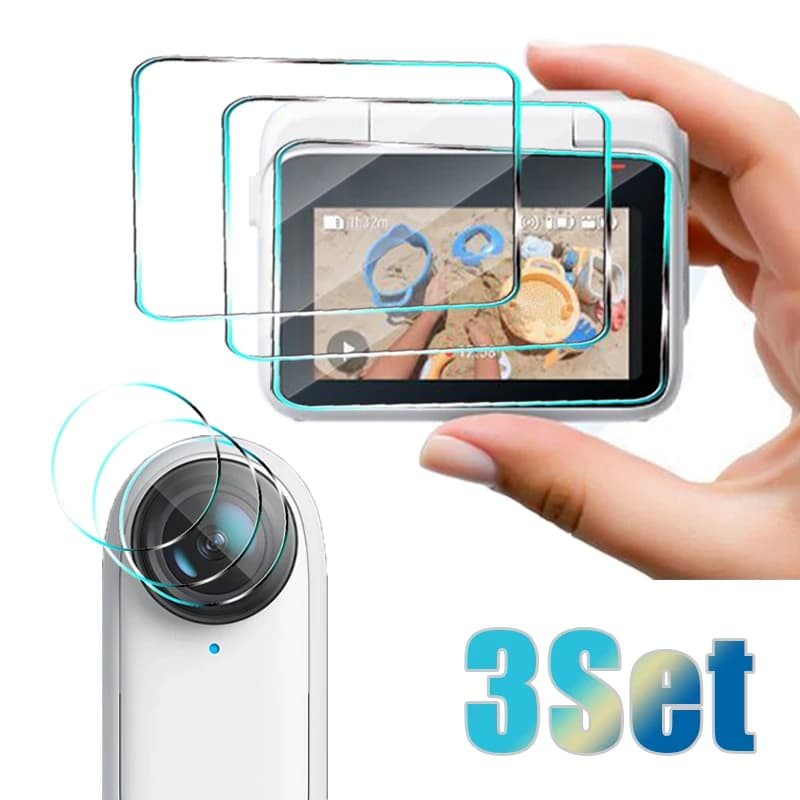 Per Insta360 GO 3 Protezione Dello Schermo Lente Pellicola Protettiva Resistente Ai Graffi Vetro Temperato per Insta 360 GO3 Accessori Della Macchina Fotografica