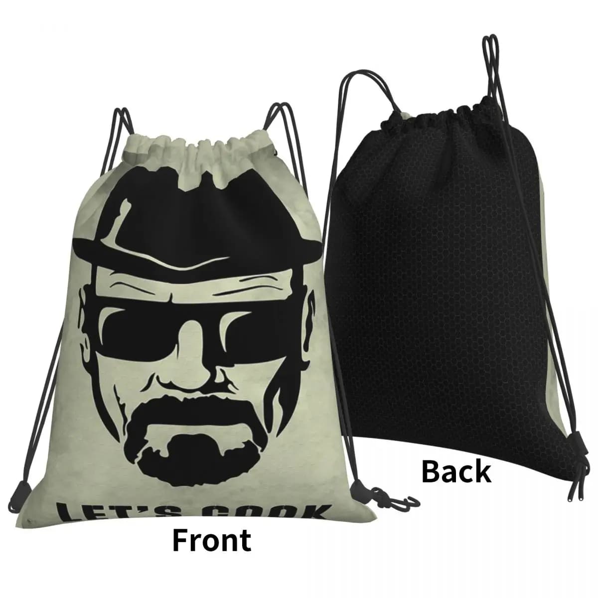 Heisenberg Lets Cook Zaini Borse casual con coulisse Borsa sportiva Borse per libri per uomo, donna, studenti