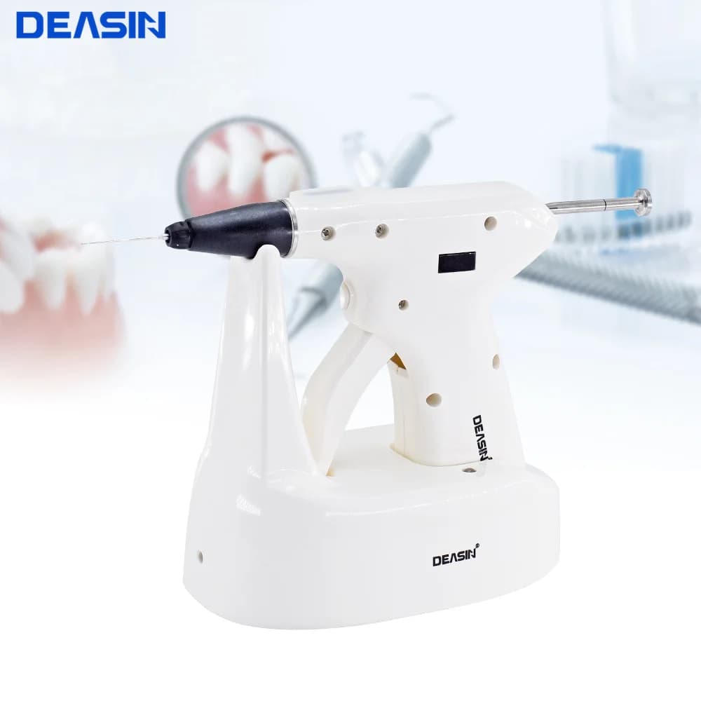 Sistema di otturazione della guttaperca wireless senza fili dentale Sistema di riempimento della gutta calda con pistola riscaldata endo per strumenti per il trattamento dei denti