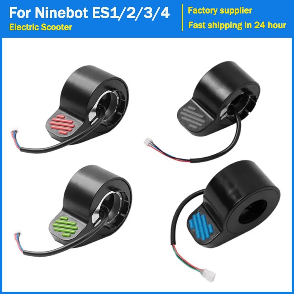 Per Ninebot ES1 ES2 ES3 ES4 Scooter Acceleratore Acceleratore E-bike Acceleratore Freno Dito Pulsante Acceleratore Freno Parte Kit