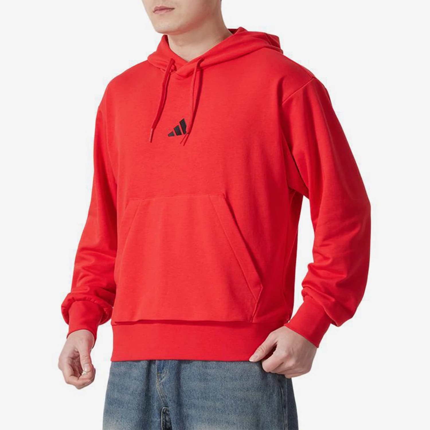 Felpa con cappuccio da allenamento in maglia da uomo Adidas Authentic Spring JE3840