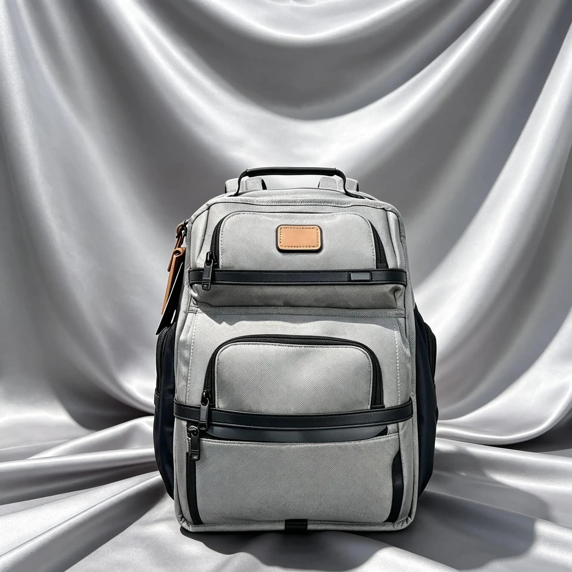 Men’s Stylish Minimalist Ballistic Nylon Backpack, Daily Rucksack for Office Work & Business Commute