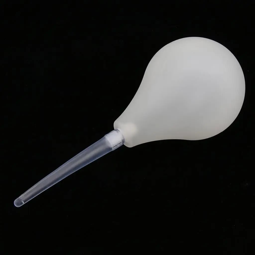224ml Men Women Enema Bulb Clean Anal Silicone Douche w/ Nozzle Set
