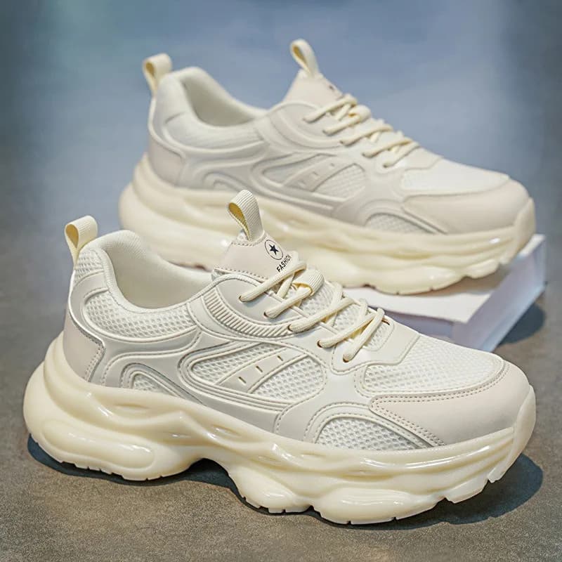 Sneakers da Uomo 2026 con Suola Spessa e Ammortizzazione ad Aria, Traspiranti, di Lusso, Casual, Scarpe da Corsa alla Moda, Scarpe Sportive da Gara, Scarpe da Tennis