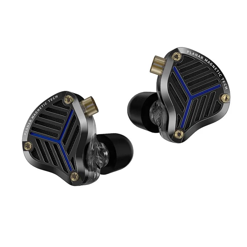 KZ PRX 4-generation planar membrane earphones HiFi bass earphones for music monitor with silver plated cable