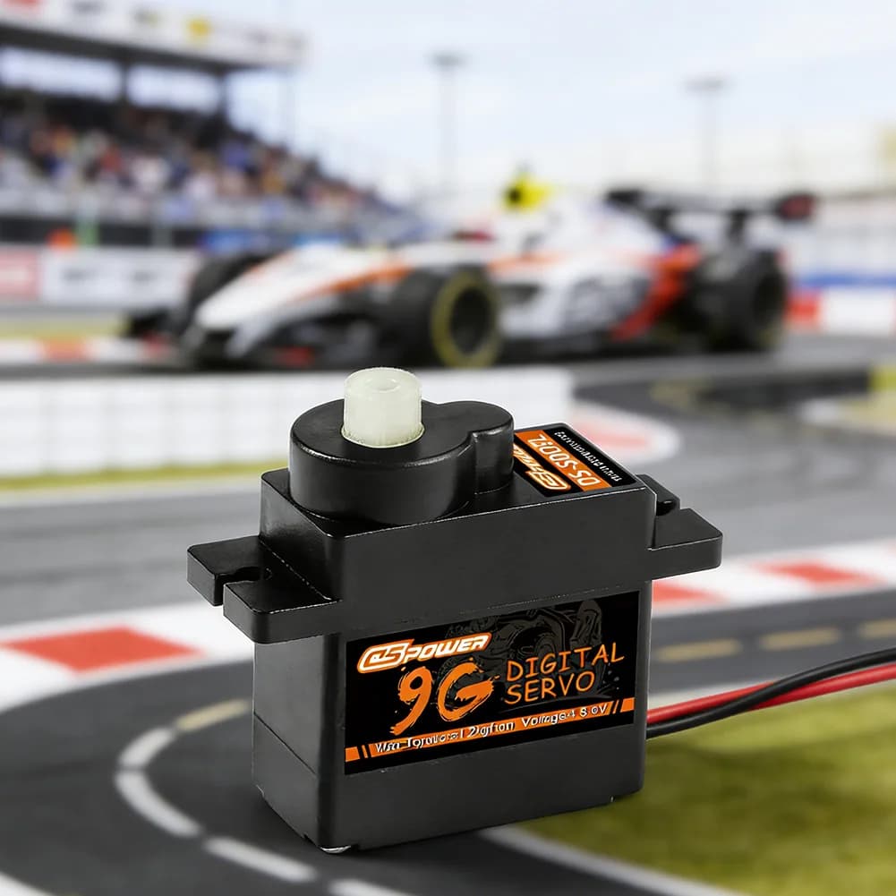 Sistema Digitale 9g Compatibile con RC per Aeroplani, Auto, Elicotteri, Barche e Piattaforme che Richiedono Controllo Angolare Preciso e Silenzioso