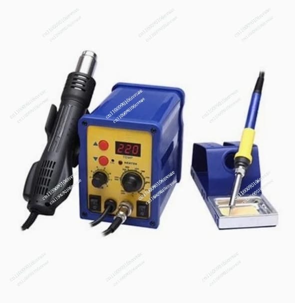 BK 878L 110/220V Display digitale a LED Pistola ad aria calda Stazione di saldatura per rilavorazione Saldatura con ferro e pistola termica