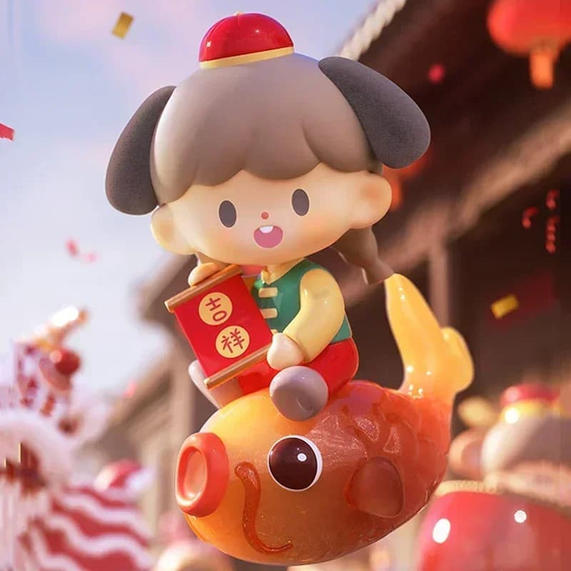 Searching for unicorn zZoton New Year in the series Apple Village Blind Box Toys Kawaii Anime Action Figure Surprise Mystery Box Doll Gift
