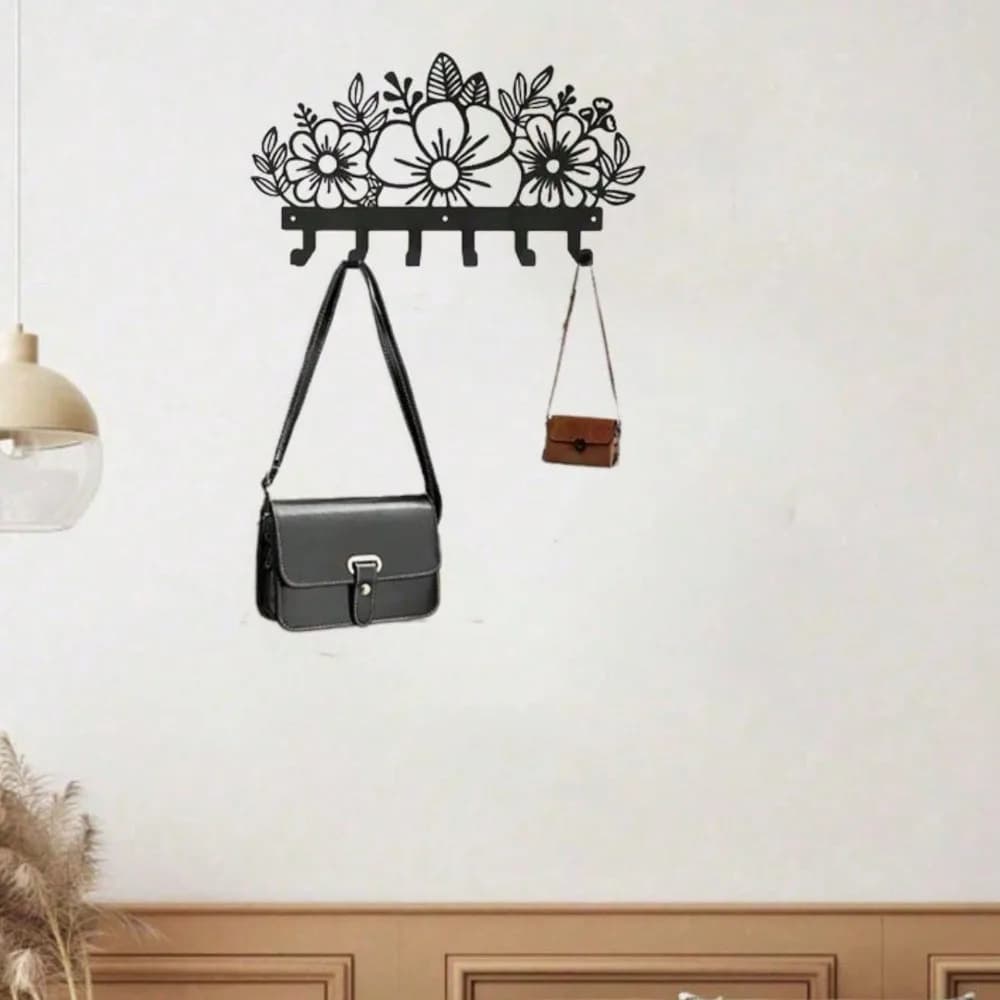 Ganci per piante personalizzati da parete: grucce per piante in metallo nero ferro, decorazioni per interni ed esterni, regali unici per il giardinaggio
