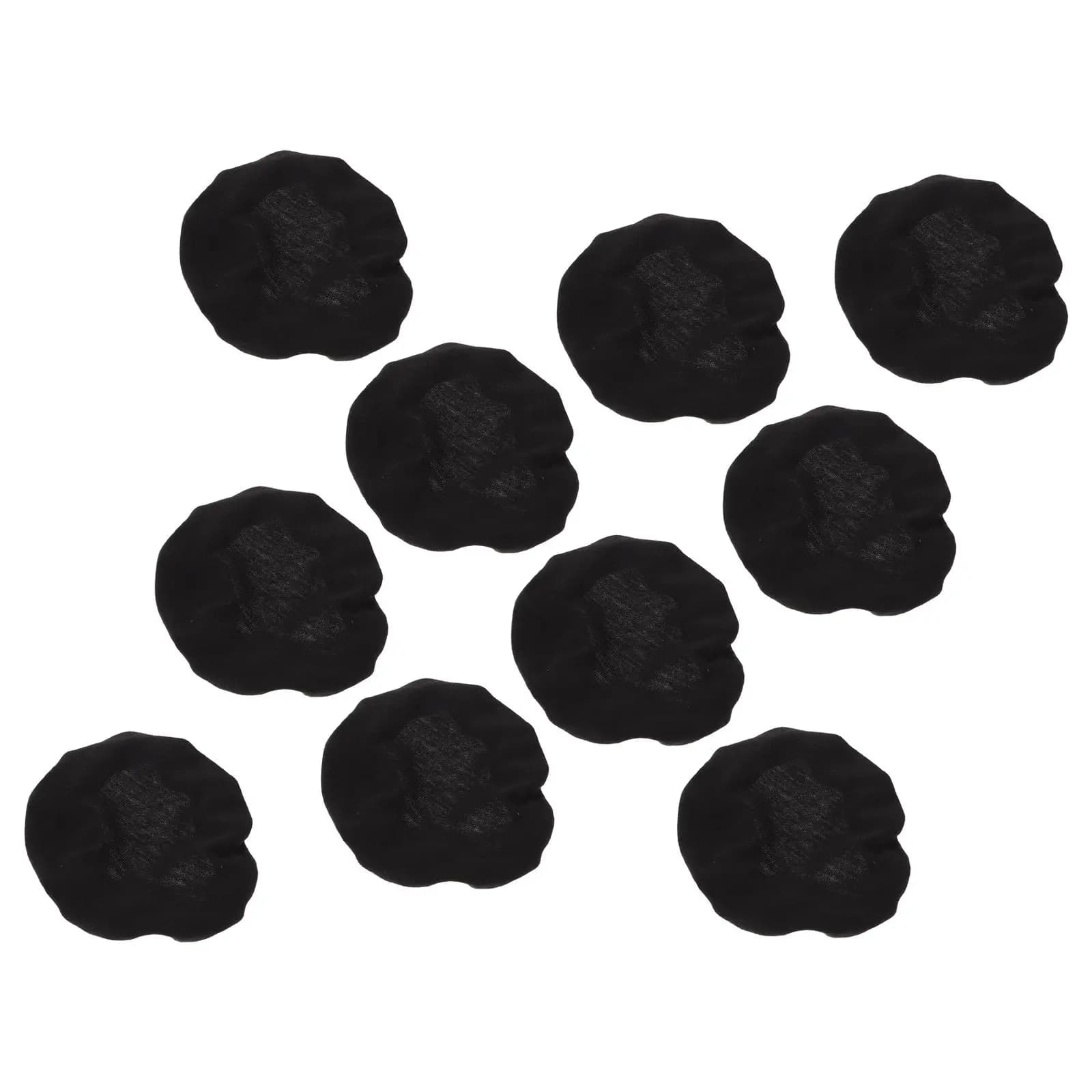 10 Pieces Universal Load Covers in Elasticized Fabric, Substitute Protections for Gaming Headphones, Gym, Aviation and Music