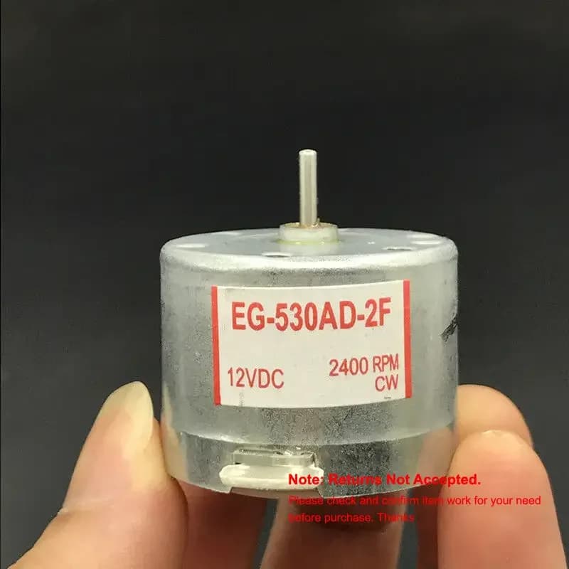 Micro EG-530AD-2F CW motor DC 12V 2400RPM Capstan Tape Deck Recorder Audio Spindle Motor