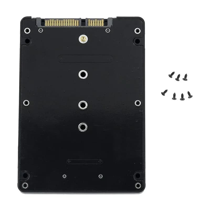 M.2 NGFF B+M Key SATA SSD to 2.5 Inch SATA3 Converter Adapter Card Internal Hard Drive Case for Laptop E431 E531 X240S Y410P