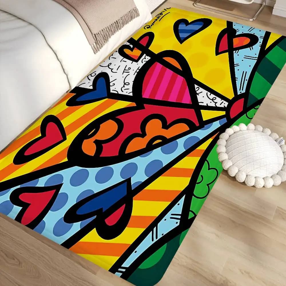Tappetino da Pavimento Britto Stile Nordico, Tappeto per Ingresso, Bagno, Camera da Letto e Hotel