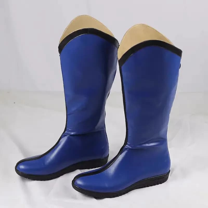 Deadpool 3 X- Wolverine Boots Cosplay Blue Leather Shoes