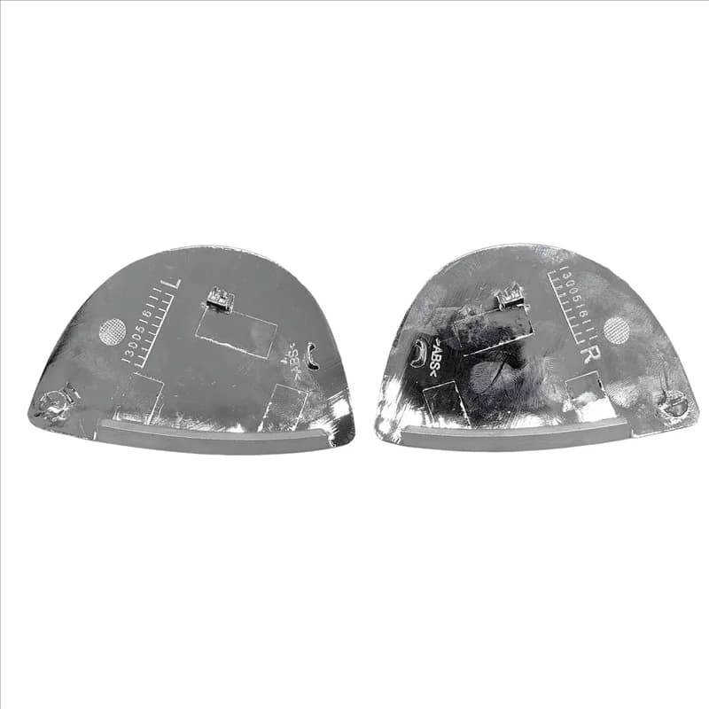 A57E-1Pair Headlight Roofing Trim Ugello Carpet Cover 61679805541 61679805542 For Mini Countryman R60 R61 2010-2016 Chrome Pa