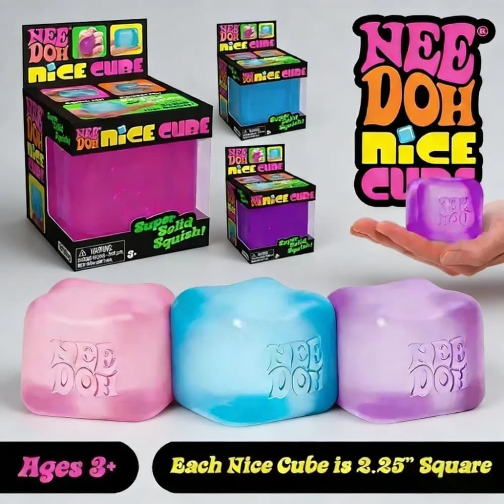 Giocattolo antistress a forma di cubo di gel, squishy, sensoriale, per alleviare lo stress, all'ingrosso