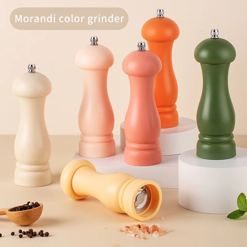 Macina sale e pepe ricaricabile Macina erbe e spezie Cafe 6 colori set 1