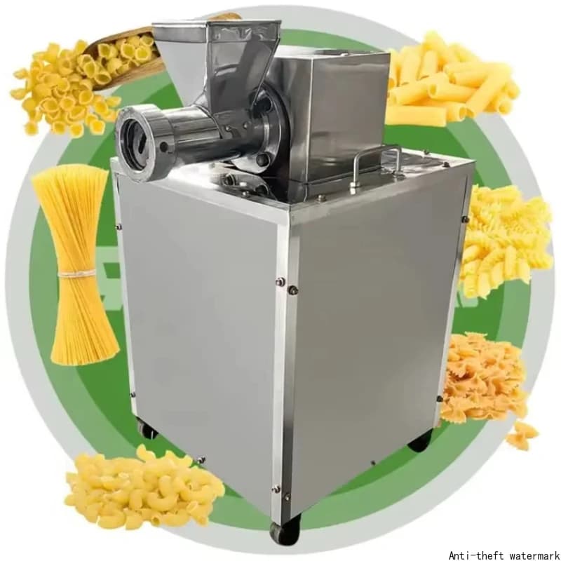 2026 - Macchina per la formatura di macaroni elettrica completamente automatica, macchina per la formatura di pasta a tubo cavo, impastatrice per pasta per estrusione