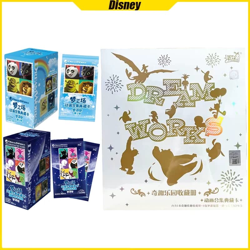 Kayou DreamWorks Studios Card 30th Anniversary Collezione Anime Card Mistery Box Gioco da tavolo Giocattolo Regali di compleanno per ragazzo e ragazza