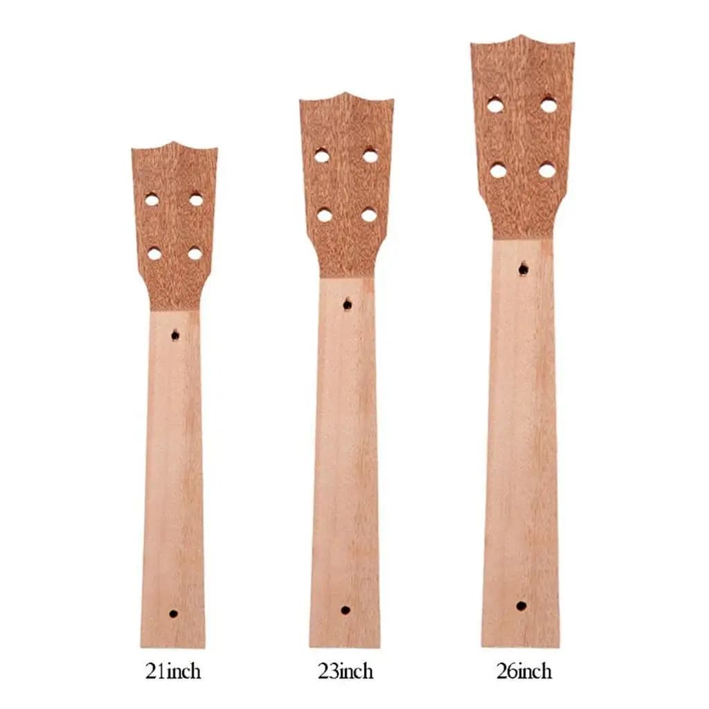 Diy Ukulele Neck Fingerboard Kit Rosewood Parts for Custom Adult Ukulele Solid Wood 21