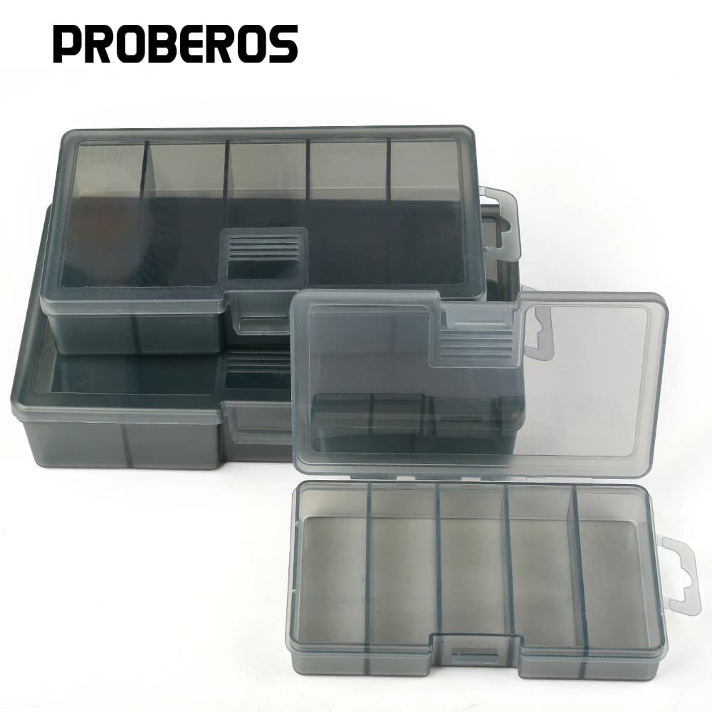 PROBEROS Scatola Porta Attrezzi da Pesca Grande Capacità, Contenitore per Accessori da Pesca, Scatola per Ami da Pesca, Esche Artificiali e Attrezzatura da Pesca