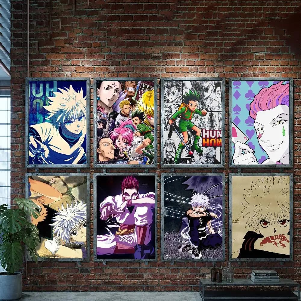 Anime Hunter X Hunter Wall Art Canvas Painting Posters And Prints Wall Pictures Kids Room Decor No Frame