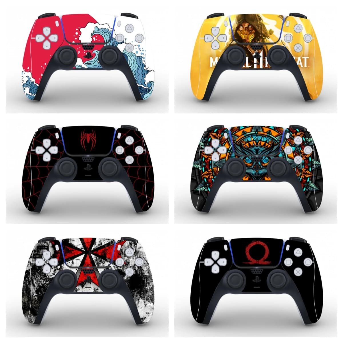 Pellicola Protettiva per Controller PS5, Adesivo di Protezione Completa per Joystick PS5 Slim Pro, Accessori