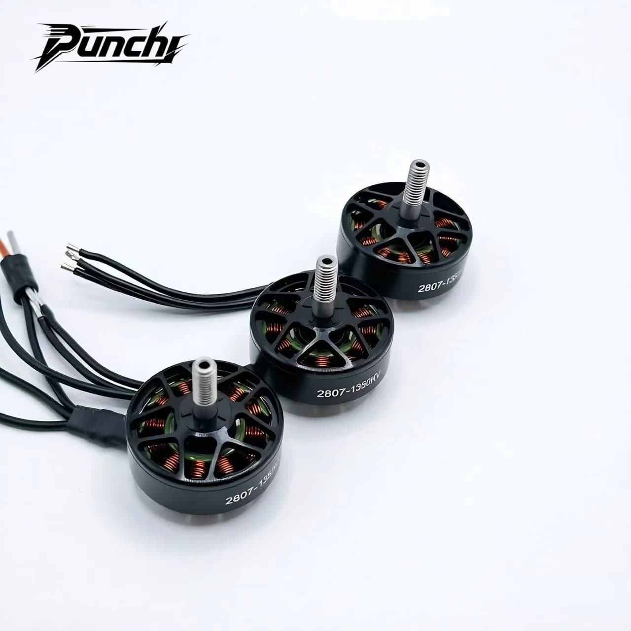 Motore Brushless Punch RC 2807 1350KV (4 Pezzi) per Droni FPV da 5 Pollici, Ricambio per Costruzione Fai-da-Te, Accessorio per Droni da Corsa a Lungo Raggio