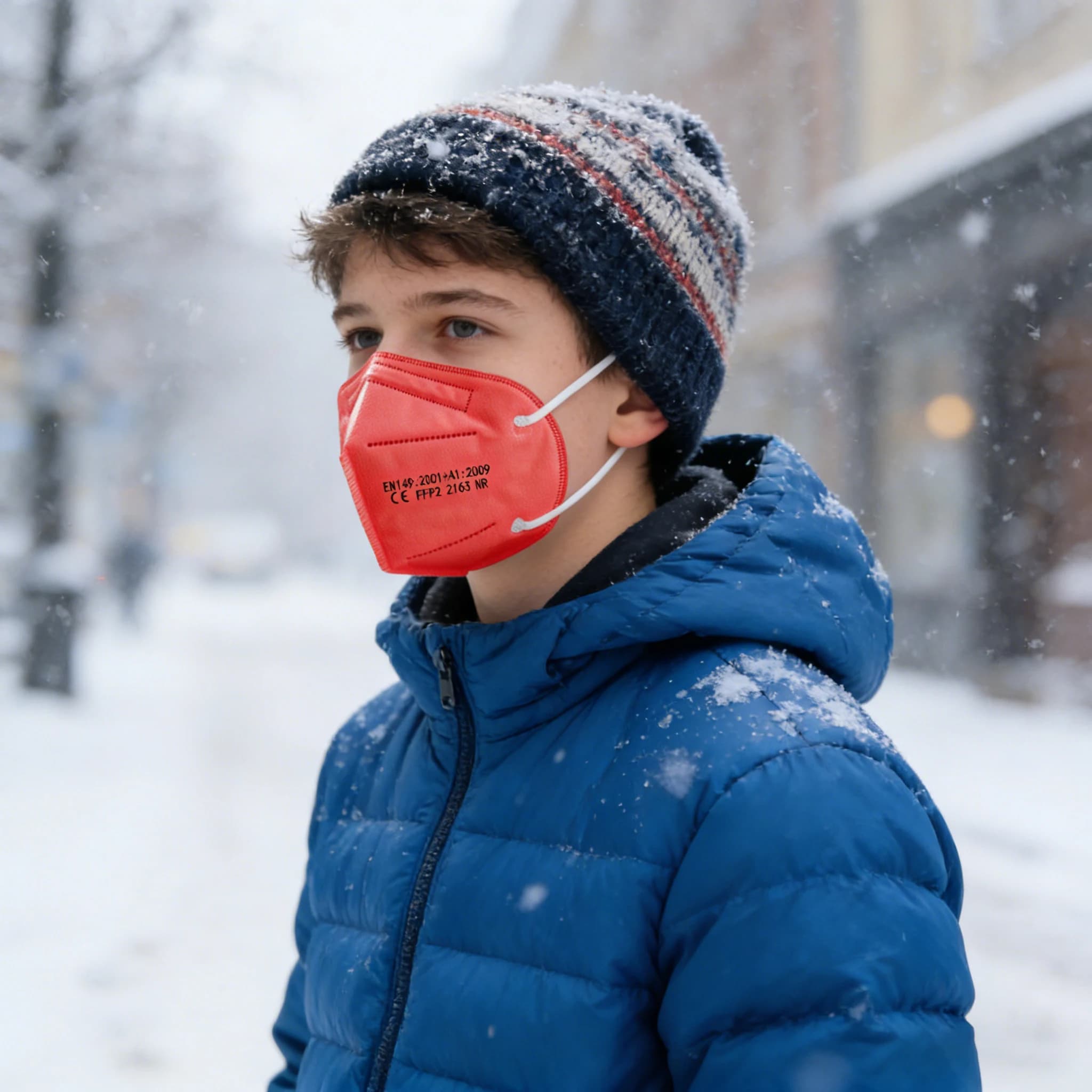 50-100 pezzi Maschera per bambini KN95 Maschera per bambini Maschera usa e getta Bocche da virus Fpp2 Coperture Maschera antipolvere Maschere a pieno facciale Tessuto non tessuto