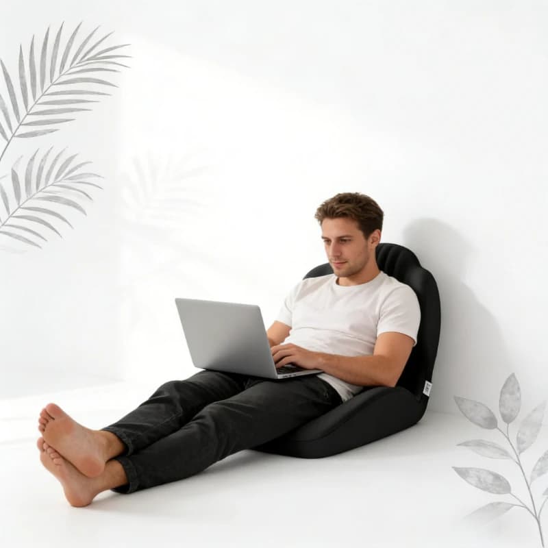 Cuscino Lombare in Memory Foam per Correzione Posturale e Decompressione per Sedia da Ufficio