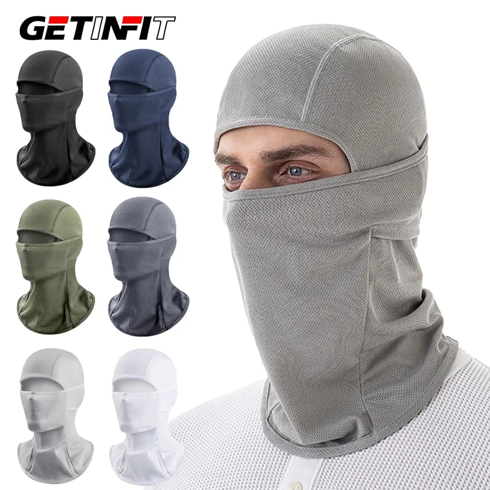 GETINFIT 1 Pezzo Sciarpa Estiva Sportiva Protettiva Solare Balaclava Maschera Integrale Asciugatura Rapida Traspirante per Pesca Escursionismo Ciclismo Unisex