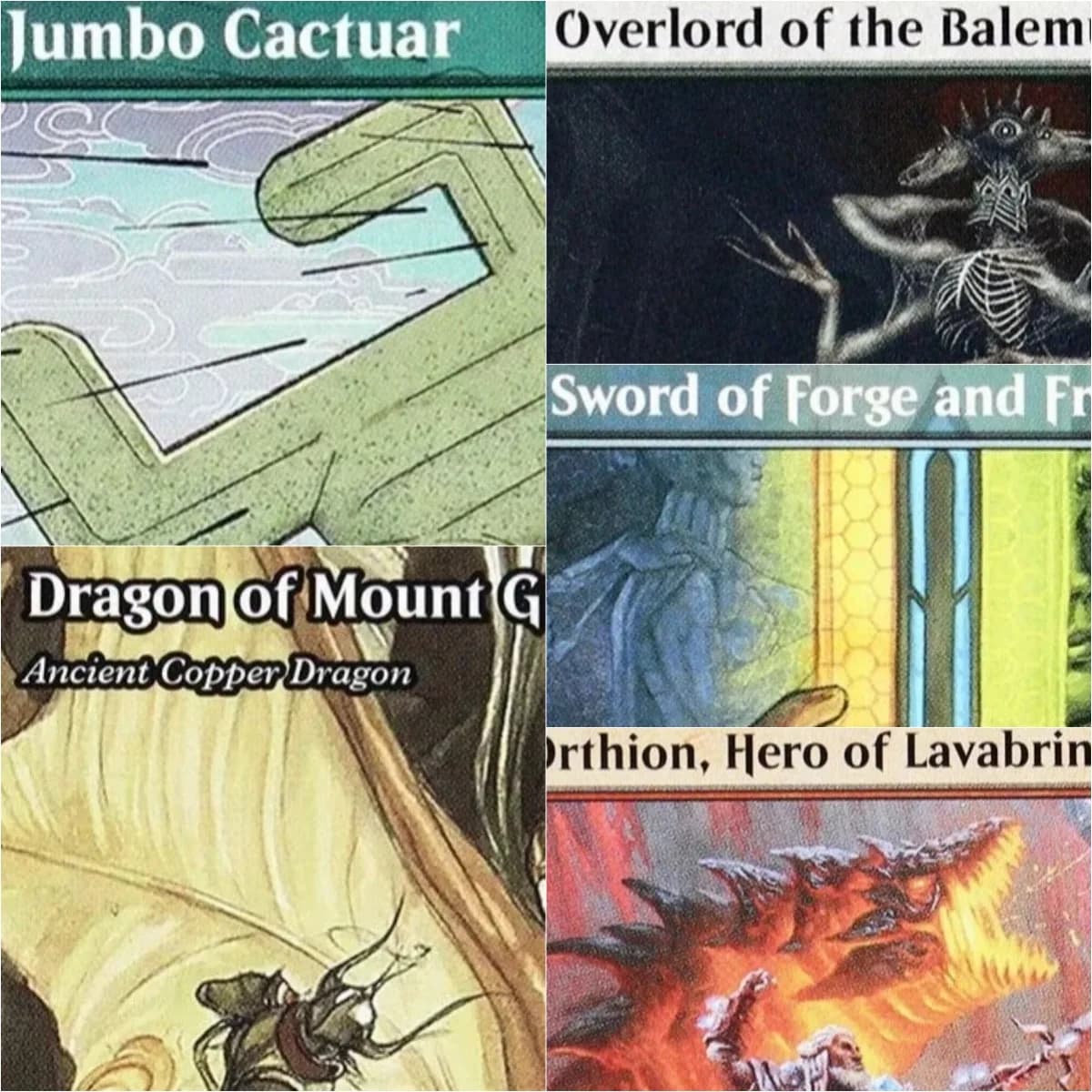 Carte Proxy Magiche di Alta Qualità per Gioco da Tavolo Magic: The Gathering - Overlord of the Balemurk / Forza della Negazione