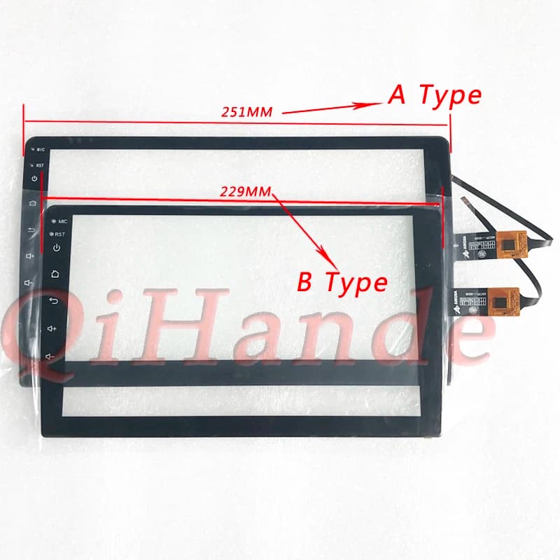 2.5D per P/N LXH80-150-FPC/Angs-CTP-101001 Touch Screen Digitizer sensore di vetro GPS auto lettore Video navigazione TEYES SPRO Plus