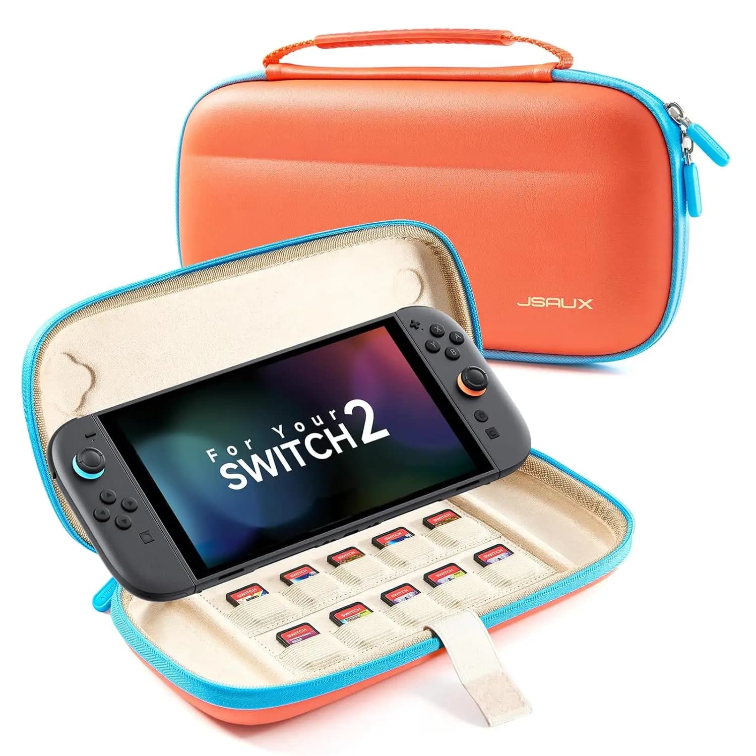 Custodia Sottile JSAUX per Nintendo Switch 2 2025, Custodia Portatile per Switch 2, Guscio Protettivo Rigido per Viaggi e Conservazione, BG0119