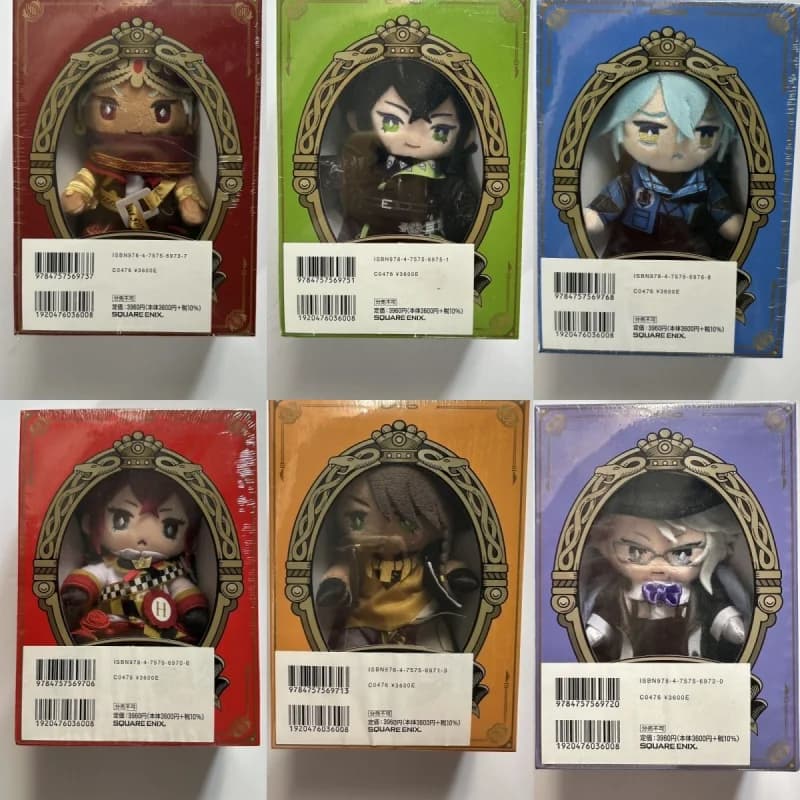 Peluche Anime Twisted-Wonderland Riddle Rosehearts Idia Shroud, Simpatiche Figure Malleus, Giocattolo Ornamentale da Collezione, Regalo per Bambini e Feste