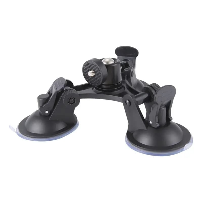 Supporto per auto AED7 con tripla ventosa per DJI Osmo Pocket, accessorio stabilizzatore per fotocamera con adattatore di espansione