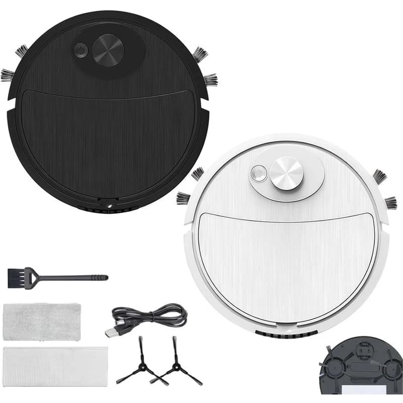 【HOME TOOL】2027 New Mini Robot Vacuum For Car, Car Robot Vacuum, Compact Mini Cleaner Sweeping Robot,For Floors Pet Hair Carpets