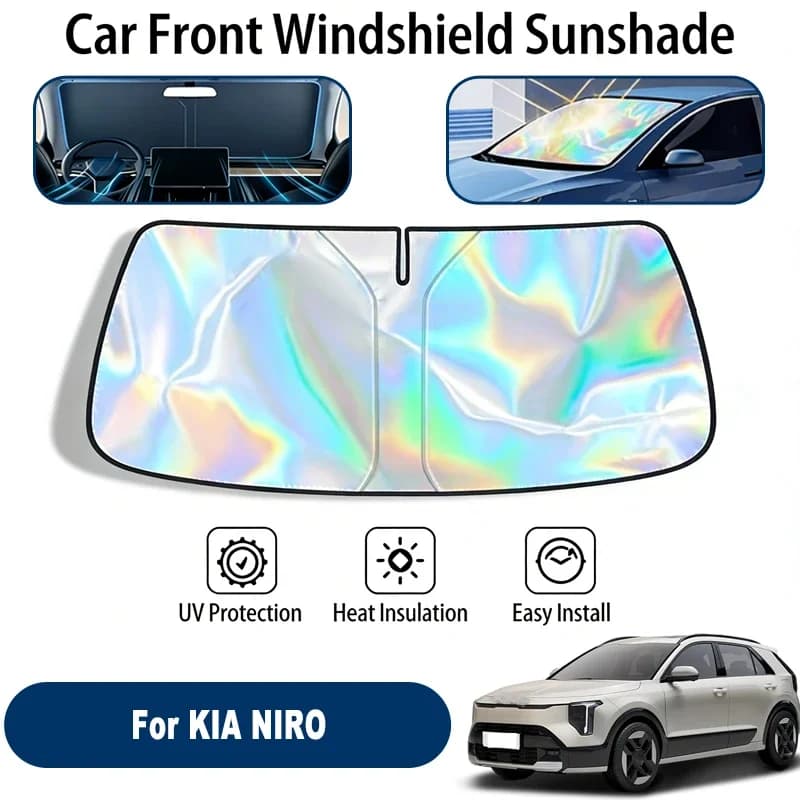 Parasole per parabrezza per KIA NIRO, accessori pieghevoli per la protezione solare del finestrino anteriore, riflettenti ai raggi UV