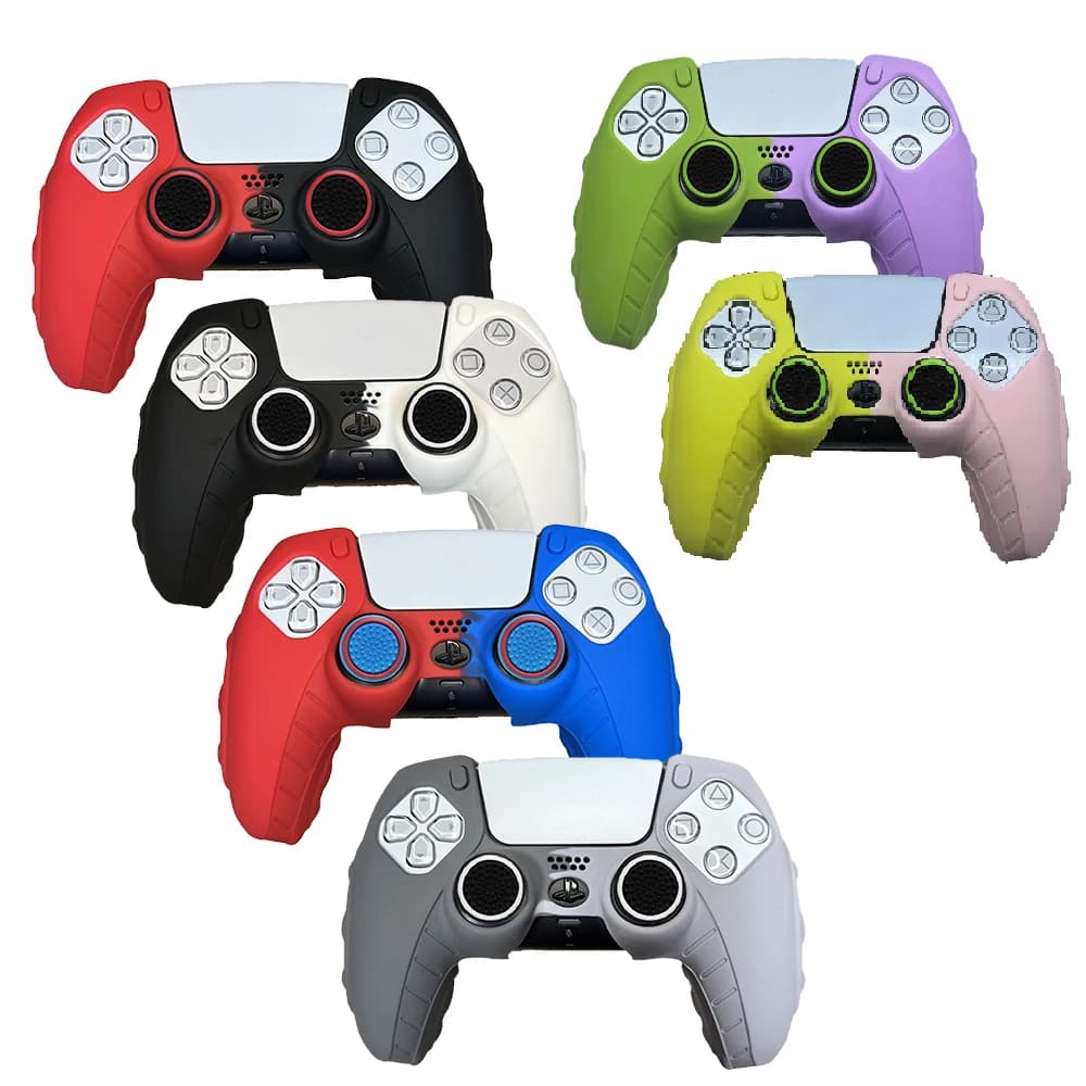 For PS5 Controller Cover Thumb Grips Anti-slip Protection Shell Skin for PS5 S Silicone Cover Skin for PlayStation 5 Accessories