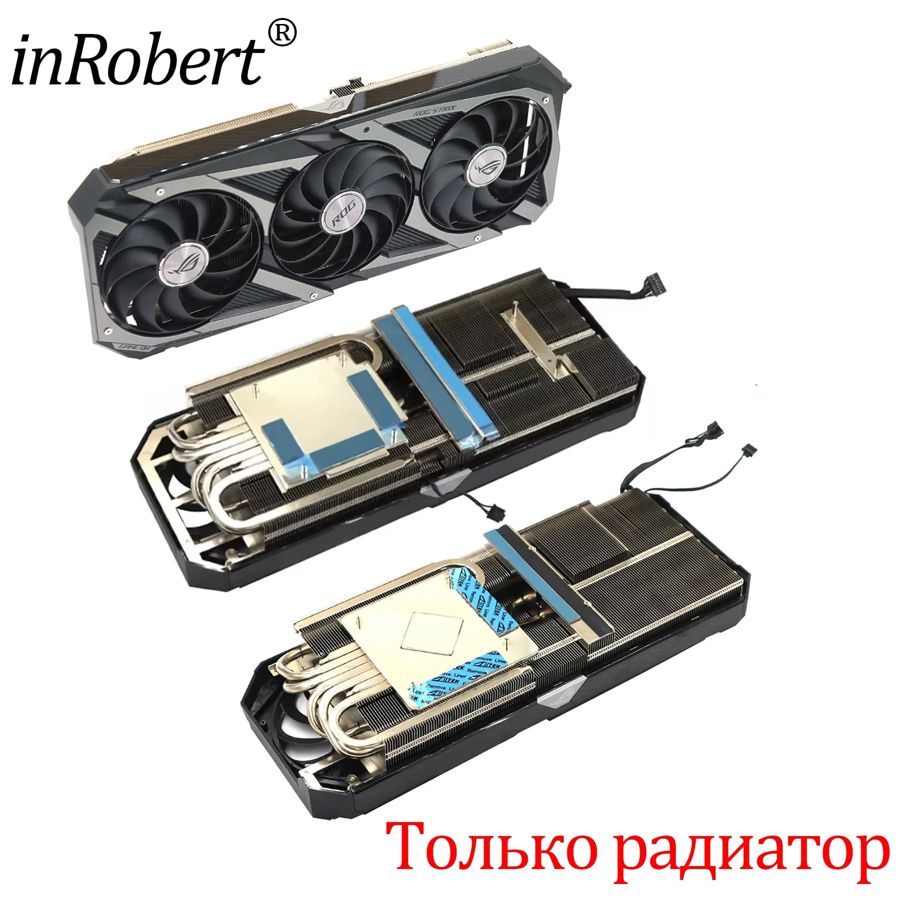 CF1010U12S 95MM Dissipatore di Calore Per ASUS ROG STRIX RTX 3060Ti 3070 3070Ti 3080 3080Ti 3090 RX 6700XT 6750XT 6800 Scheda Grafica di Raffreddamento