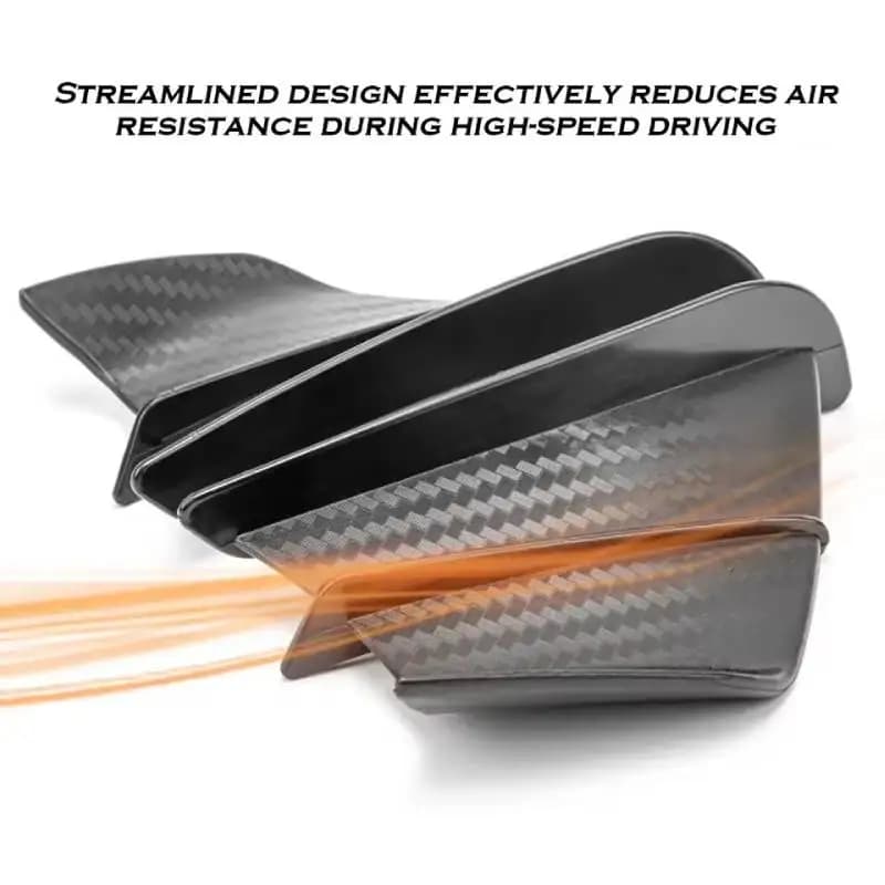 Coppia di Deflettori Aerodinamici Sportivi in ABS per Moto, Accessori Universali per Yamaha, Kawasaki, ecc.