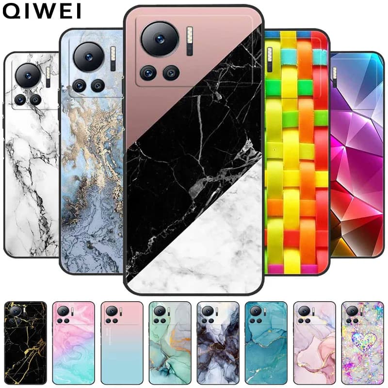For Infinix Note 12 VIP Case Marble TPU Bumper Silicone Soft Back Cases for Infinix Note 12 VIP Phone Back Cover Shells 12vip