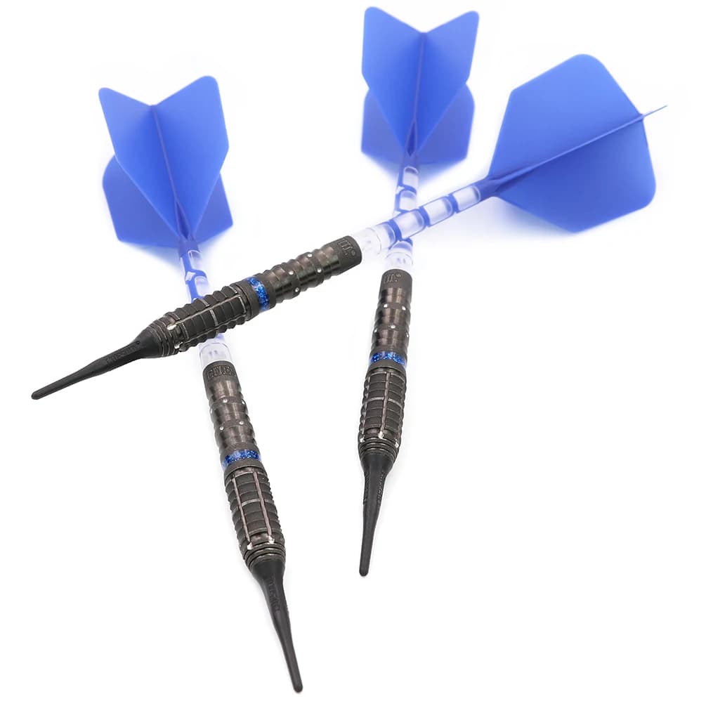CUESOUL MOTO Set di freccette con punta morbida al 90% di tungsteno con volo ROST T19-18/19 g