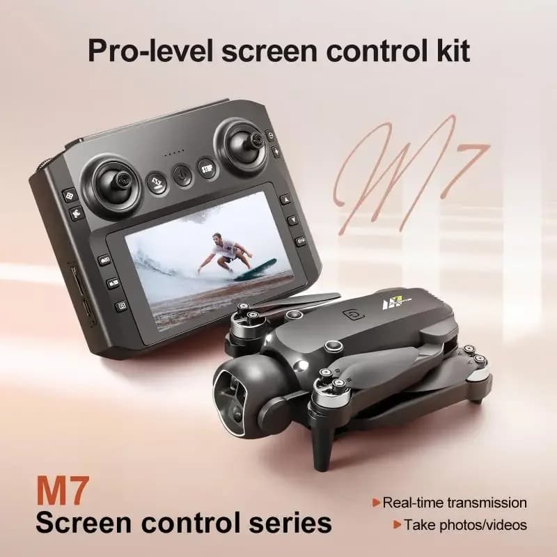 Lenovo M7 GPS Drone 8K Aerial HD Dual Camera Intelligent Opstacle Avoidance Brushless Power Screen Remote Control GPS Drone
